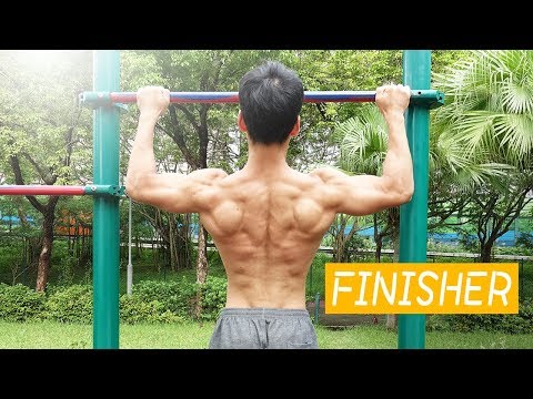 3 Ways of Finisher - Back Workout Set (Not Easy!)