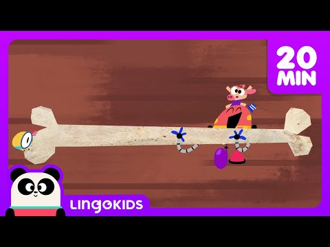 BABY BOT knows DINOSAURS 🦖 + More Cartoons for Kids | Lingokids