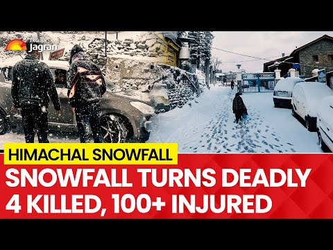 Himachal Pradesh Snowfall | Heavy Snowfall Kills 4, Injures Hundreds | Sukhu Govt In Trouble Again?