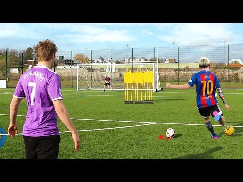 MESSI vs RONALDO FOOTBALL CHALLENGES