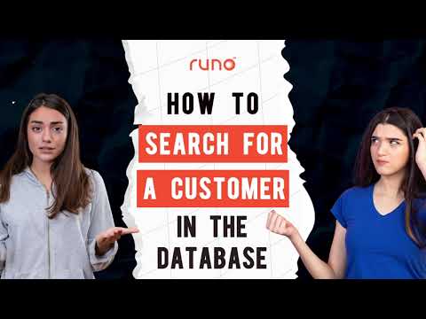 How to find a specific customer | Web Version | Runo