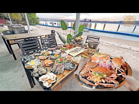 All You Can Eat Seaside BBQ Seafood Buffet at LAUT Singapore | Best Seafood Buffet ?