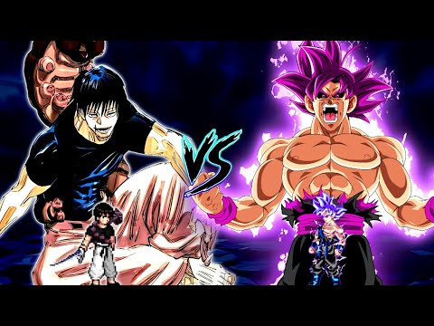 Toji Fushiguro V4 (Inseph) (New) VS Goku 1000 Yr Old (all form) in Jump Force Mugen