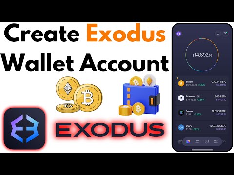 How to Setup Exodus Wallet in Mobile | How to Create Account Exodus Wallet