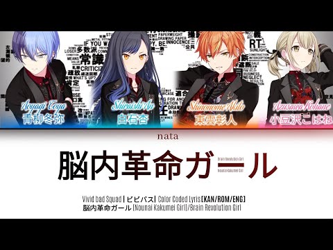 ( VBS MIX ) [KAN/ROM/ENG] - 脳内革命ガール (Nounai Kakumei Girl)/Brain Revolution Girl Color Coded Lyrics