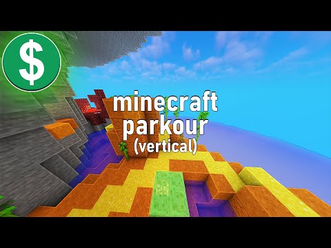 Minecraft Parkour Gameplay No Copyright (Vertical)