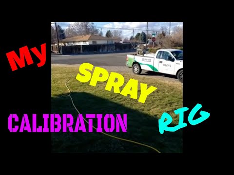 My Spray truck and how I calibrated it.