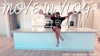 MOVING VLOG 4 | empty apartment tour | Hillary Rosemarie