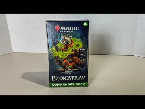 Animated Army Bloomburrow Commander Deck (Quick Overview)