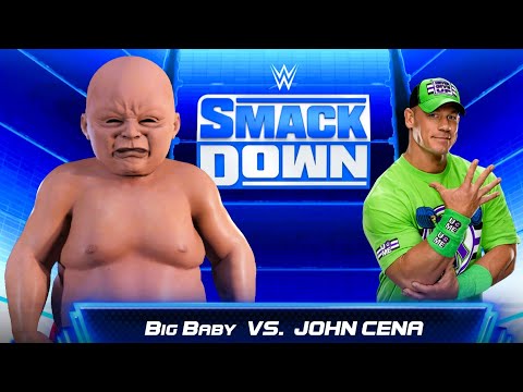 LIVE WWE Match Big Baby Vs John Cena | Baby Is Back | WWE Raw Fight Live Part 176