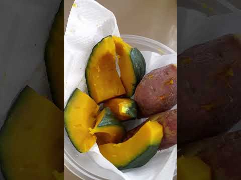 Steamed pumpkin and sweet potato #followers #highlights #shorts #ofwhongkong