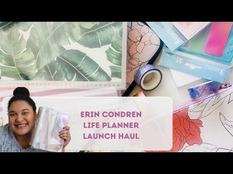 ERIN CONDREN LAUNCH DAY HAUL PART I