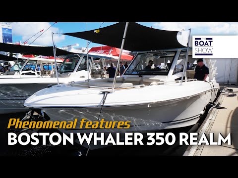 BOSTON WHALER 350 REALM seen at FLIBS 2023 - The Boat Show