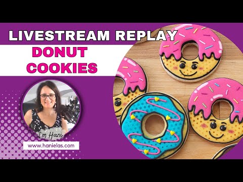 Donut Cookies - Live Cookie Decorating |Episode 215|