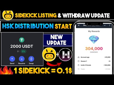 Sidefans By Sidekick Withdrawal || Sidefans Airdrop Claim || Sidefans HSK WITHDRAWAL