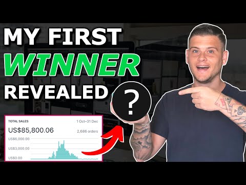 PRODUCT REVEAL | My First WINNING Product That Made Me $85,000 Shopify Dropshipping