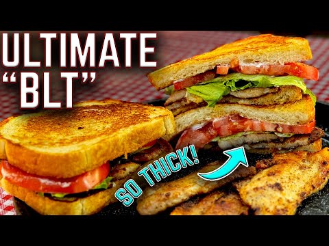 THE THICKEST AND BEST "BLT" MADE ON THE GRIDDLE! PORK BELLY, LETTUCE, TOMATO SANDWICH! EASY RECIPE