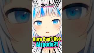 Gura & Ame REVEALED Why They Don't Use Airpods🤔 #gawrgura #vtuber #gura #hololive #ameliawatson