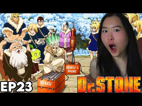 CELLPHONES!? HUMANITIES STRONGEST WEAPON! Dr. STONE Episode 23 REACTION