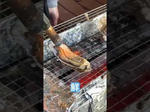 日本超新鮮的海鮮生蠔現烤#food #海鮮 #fire