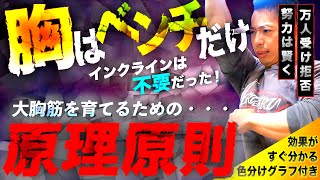 【筋トレ】胸はベンチプレスだけで十分!?  インクライン不要の最強理論とは!