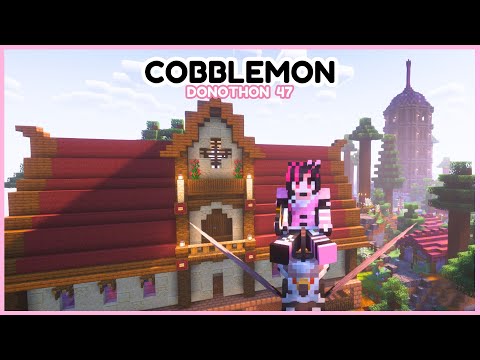 【 #DONOTHON 】#47 Minecraft Cobblemon! Server Sashimi~ :3