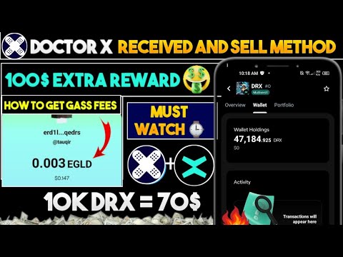 $DRX Token Received On Wallet | Doctor X token convert into usdt | Doctor x new update today