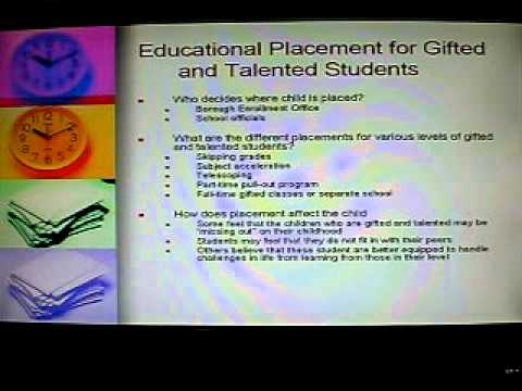 Special Education - Gifted and Talented Student Pa