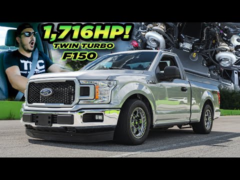 1716HP 4WD Coyote F-150 FIRST ALL OUT PULLS! (INSANE 60-130MPH)