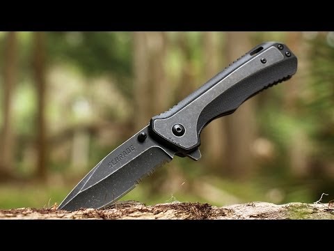 NEW! Schrade SCH501S EDC Folding Knife - Best EDC Folding Knife