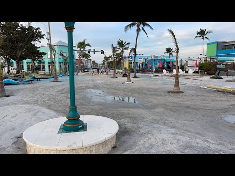 Fort Myers Beach Flooded Again!!! By Hurricane Helene