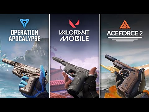 Valorant Mobile vs AceForce 2 vs Operation Apocalypse Comparison