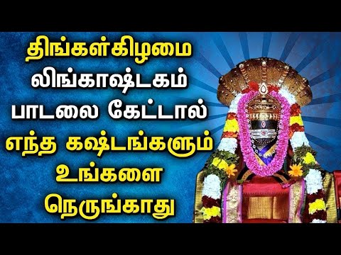 MONDAY BEST LINGASHTAKAM DEVOTIONAL SONGS | Lingashtakam Padalgal | Lord Shivan Devotional Songs