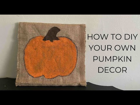 Cardboard Pumpkin Decor // Able ARTS Work