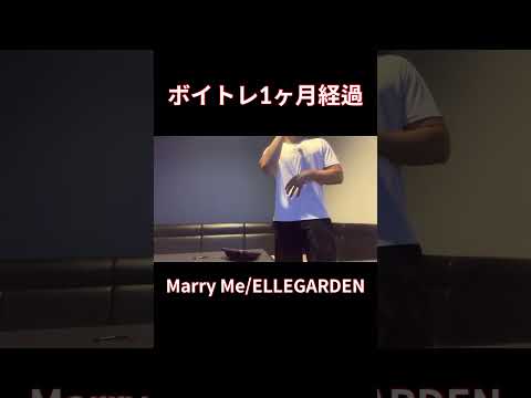 【脱音痴】Marry Me 歌ってみた　ELLEGARDEN カラオケ#shorts #歌ってみた #cover