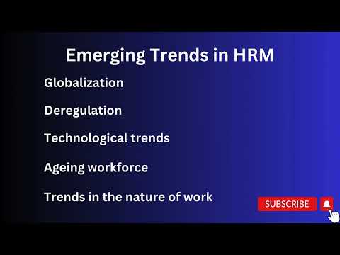 Emerging Trends in Human Resource Management