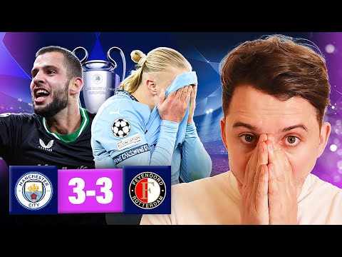 CITY BOTTLE IT!! Manchester City 3-3 Feyenord Match Highlights