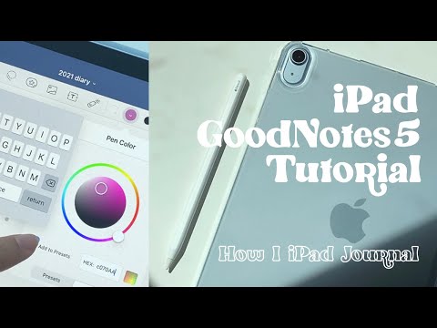 ipad goodnotes 5 basics tutorial — how i journal on my ipad | digital journal with me