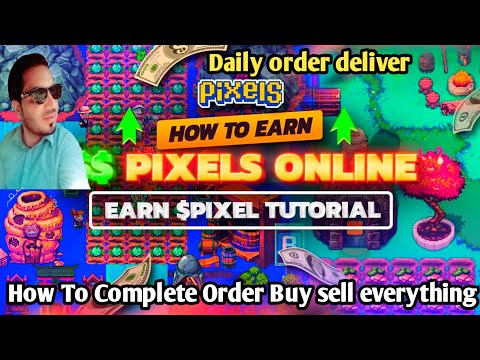 How To Play Pixels Game | how to complete order pixels game | how to earn free pixels