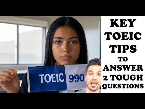 MUST WATCH TOEIC TIPS!  LET'S ANSWER 2 DIFFICULT TOEIC QUESTIONS #toeicpreparation #toeicprep #TOEIC