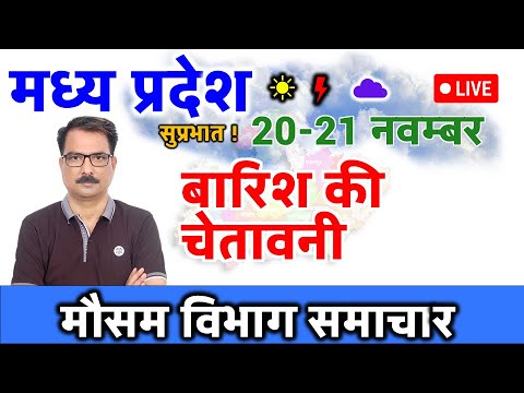 मध्य प्रदेश मौसम 20 नवंबर 2024 MP Weather 20 November 2024 MP News मौसम की जानकारी Bhopal weather