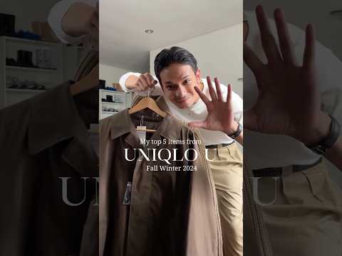 5 item UNIQLO U Fall/Winter 2024 favorit Alessandro Georgie!