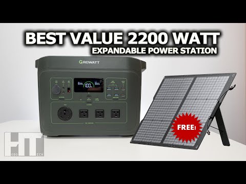 Growatt Infinity 2000 | 2200w LiFePO4 Power Station Solar Generator