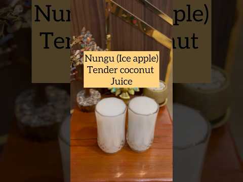 How to make tasty & healthy Nangu juice/#நுங்கு/हताड़ी #Ice apple(Nungu)tender coconut &coconut pulp