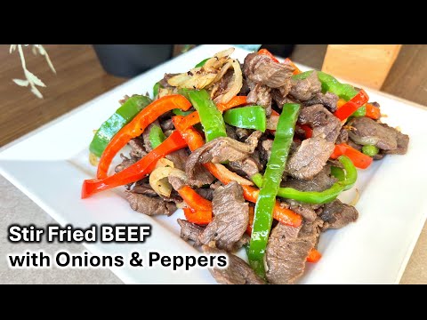 Master The Art Of Cooking Mouthwatering Stir Fry Beef With Onions and Bell Peppers!