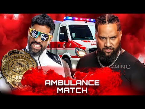 WWE 2K24 • Ambulance Match - Jey Uso VS Jimmy Uso | WWE