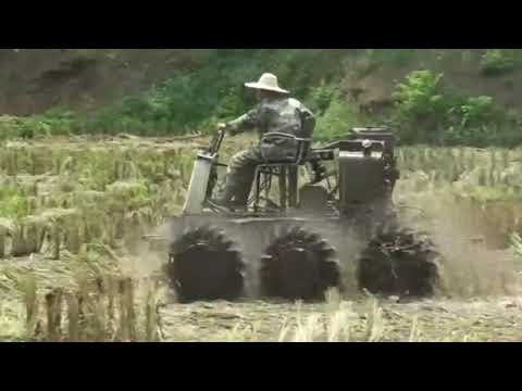 The latest rice field tillage machine