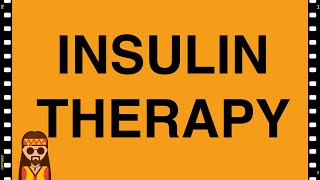 Pharmacology- Insulin therapy Type 1 Diabetes MADE EASY!