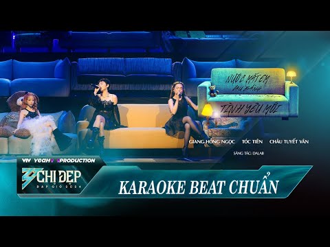 [ KARAOKE ] NƯỚC MẮT EM LAU BẰNG TÌNH YÊU MỚI - TÓC TIÊN, CHÂU TUYẾT VÂN, GIANG HỒNG NGỌC |CDDG 2024