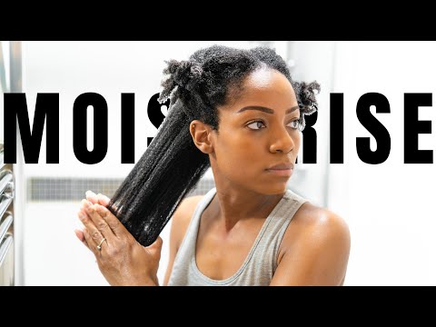 Moisturise/Style/Air Drying Routine (Post Wash & Deep Condition) Type 4 Natural Hair